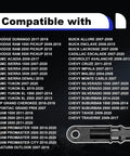 List of vehicles compatible with Transmission Shifter Linkage Cable Kit Replacement 5-Pcs Plug-And-Play For GM Trucks And SUVs 2004-2020