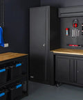 Heavy Duty Power Tool Organizer Wall Mount With Metal Drill Holder And Cordless Tool Chest Rack For A Pro Garage Setup Premium Shelving