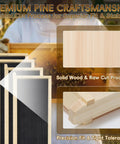 Bulk 20 Pack Black Beehive Medium Frames Unassembled, showing pine craftsmanship and beeswax coated foundations