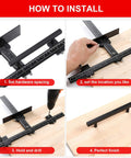 Installation steps for Pro Grade Cabinet Hardware Jig With Adjustable Template For Handles And Drawer Knobs Easy Install For Doors And Drawers Aluminum Alloy Precision Jig.