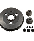 Beefed Up 48P 86T Spur Gear Set With 19T And 21T Pinions For 1/10 Slash 2WD Rustler 2WD Stampede 2WD Hardened Steel Construction