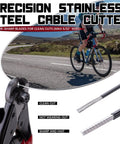 All In One Steel Bike Brake And Shifter Cable Kit With Stainless Cutter for Easy Install, mountain bike in action