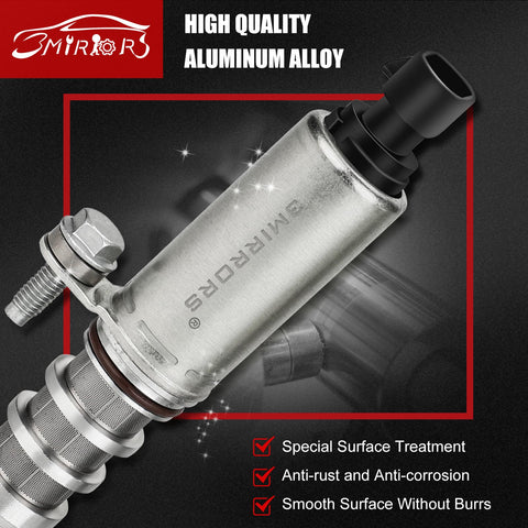 Camshaft Position Actuator Solenoid Valve Kit For GM Cars 2.0L 2.2L 2.4L Engines, aluminum valve close-up view