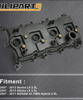 Nissan 2.5L Engine Valve Cover Kit with gasket, bolts, and oil filter cap for 2007-2013 Altima Sentra, replaces 13264-JA00A 13270-JA00A
