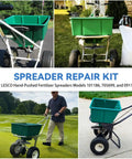 Spreader Agitator Kit For Lesco 101186 091186 705699 High Wheel Fertilizer Spreader And 092807 Push Spreader Replacement Parts Roll Pin Included No Fuss Direct Fit Upgrade Kit With Durable Construction And Easy Install shown on Lesco spreader.