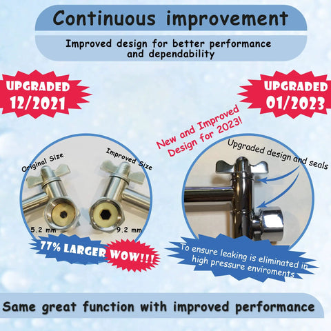 Extra Long 16 Inch Shower Arm Extension Made Of Solid Brass, Height And Angle Adjustable With Locking Gear For A Perfect Position Every Time, Universal One Half Inch NPT Fits All Showerheads