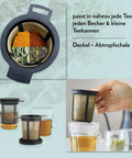 Reusable Stainless Steel Coffee And Tea Infusing Mesh Brewing Basket Medium Black Brew Nerd Approved, herbs and spices inside.