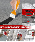 4 Pack High Elasticity Asphalt And Concrete Crack Filler For Driveways Waterproof Sealant Flexible Crack Repair Black Cement Caulking Adhesive applied with brush