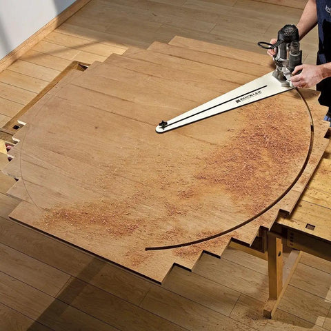 Circle Cutter Router Jig For Pro Grade Circle Cutting From 10 Inch To 52 Inch Diameter Includes Pivot Pins And Mounting Hardware