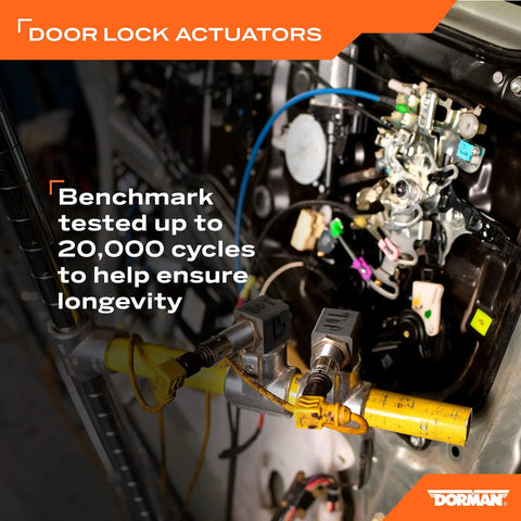 Rear Passenger Side Door Lock Actuator Motor Replacement For Select Models Reliable Direct Fit Easy Install Durable