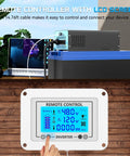 48V 2500W Pure Sine Wave Inverter with LCD remote showing battery voltage and AC output readings