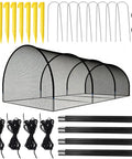 Backyard Baseball Batting Cage 30ft With Frame And Netting For Hitting And Pitching Practice Durable Polyester Netting And Fiberglass Poles