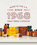 Leather Honey leather conditioner kit with assorted bottles and boxes on white countertop