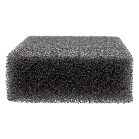 Close-up of foam air filter replacement for Lawn Boy walk-behind mowers with Kawasaki F Series engines 107-4621 609493, black rectangular