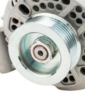 Close-up of New Heavy-Duty 95Amp 12V Alternator With 6-Groove CW Pulley For Ford Ranger F-150 Escort Explorer Mazda