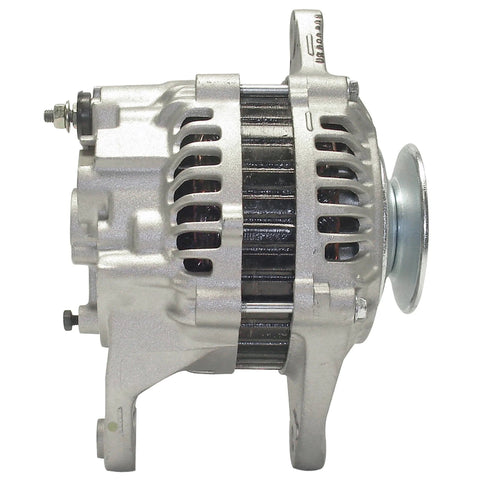 Side view of remanufactured alternator with consistent quality process, high temp bearings with double lip seals
