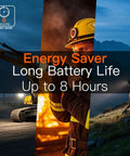Heavy Duty Aluminum 2D Cell Big Flashlight With High Lumens, Long Battery Life for up to 8 hours