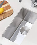 Undermount Bar Sink For RV And Outdoor Kitchen, 10 By 18 Inch, 16 Gauge Stainless Steel Single Bowl, Corrosion Resistant