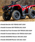 Red Honda ATV compatible with Cam Timing Chain 60L With Tensioner Kit For Honda Rancher Foreman 420 TRX420 2007 2024
