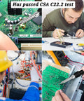 Digital Display Soldering Station Kit With Five Extra Iron Tips in use for electronics and industrial applications