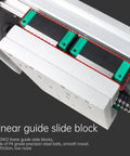 Close-up of XC150 CNC Linear Stage Motion Actuator XYZ Axis Cross Sliding Table With 1605 Ballscrew And Nema23 Stepper Motor Bracket