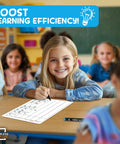 Division And Place Value Math Practice 9 By 12 Inch Dry Erase Sheets White Boards For Third Grade displayed in classroom use