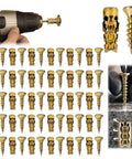 Six By Fourteen Mm Heavy Duty Expansion Screw Kit Secures Loose Cabinet Doors With Zero Sweat Arrives In Tidy Storage Box ideal for securing hinges.