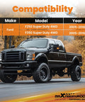 0 To 8 Inch Adjustable Front Forged Track Bar For Ford F 250 F 350 Super Duty 2005 2016 Lifted 4X4 Trucks Durable Rust Resistant Coated Steel With Rubber Bushings For Smooth Steering And Precise Alignment, compatibility chart