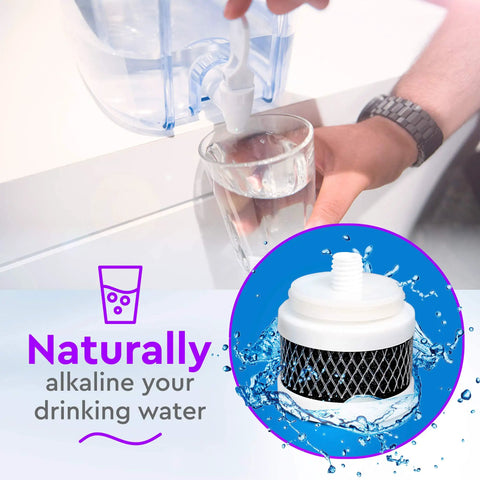 Pouring water from OPTI Chill dispenser with Super Fresh Alkaline Replacement Filter That Handles One Hundred Twenty Gallons Creating Awesome Tasting Water With Ph Up To Nine Naturally While Protecting Helpful Trace Minerals Made In The Usa For Your Dispenser