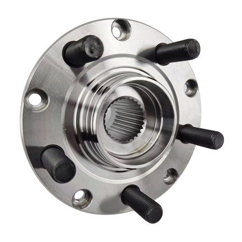 Front Wheel Hub And Bearing Kit With Seals And Retaining Clip Nut 2 Piece Replacement Set For Subaru Legacy Outback Impreza Forester And Baja 1990 To 2004 Without ABS