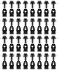 40 Pairs U Clip Nuts And Bolts Set With Mounting Screws For Sheet Metal Panel Assembly Quick Install Fasteners Kit No Fuss Heavy Duty High Strength Metal Ideal For Metal Fabrication And Auto Body Projects
