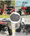Heavy Duty Alloy Steel Chain Kit With 140 Links Adjustable Tensioner And Chain Breaker For Coleman CT100U CC100X Baja DB30 Motovox MBX10 MBX11 Mega Moto MM B80 MM B105 Predator 79Cc 212Cc shown with mini bikes