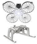 Lighted Landing Gear 2-In-1 Kit For Flip Drone, Night Flight LED Support with 65 Lumen Light and beefed-up extended gear.