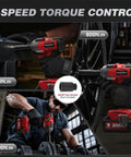 Heavy Duty Cordless Impact Wrench With Beefy Torque And No Sweat Operation 1350 Nm High Output Battery Powered Half Inch Drive Impact Gun in use.