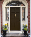 Front door painted with All In One Refinishing Paint For Furniture And Cabinets And More No Stripping No Sanding No Priming.