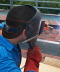 Welder using 2 Pack Flame Resistant Welding Caps For Men And Women, Reversible Cotton Soft Short Crown Welders Hats With Elastic