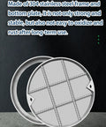 Heavy Duty Removable Recessed Manhole Cover 60 Centimeter Flat Well Cover for outdoor drainage, stainless steel material.
