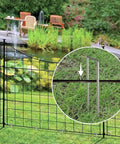 Heavy Duty Tough As Nails 11 Gauge 6 Inch Landscape Staples Pack Of 100 Galvanized U Shaped Sod Pins anchoring garden fence