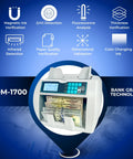 Money Counter Machine With UV MG IR Currency Detector, Value Counting And Batch Add Modes, Counterfeit Detection, LCD Display