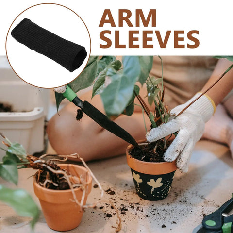 Built Tough Thorn Proof Cut Resistant Arm Sleeves Made From Ripstop Hppe Fabric For Gardening And Camping Jobs Two Pack Black Guards That Save Your Skin From Mean Scratches And Painful Cuts While You Hustle Through Any Weekend Grunt Work Outside