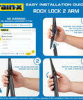 Installation guide for Rear Windshield Wiper Blade 12 Inch OEM Replacement with Interchangeable Adapter, easy step-by-step instructions.
