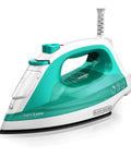 Light N Easy Compact Steam Iron With SmartSteam Technology Anti Drip System And Spray Mist For Effortless Streak Free Creases Teal