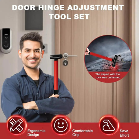 4 In 1 Door Hinge Adjustment Tool Kit With Rotary Gap Adjuster displayed with ergonomic design and grip features