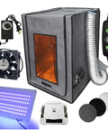 All In One Resin 3D Printer Enclosure With Vent Kit And UV Curing Light for Photon Mono 2 Mars 4 MSLA Neptune 3 Pro Ender 3