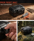 Slick Portable Plastic Toolbox Organizer With Molded Foam Inserts For Camera Gear and Hefty Hard Shell Carry Case with Reinforced Corners.