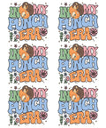 Six Pack DTF Transfers For T Shirts Ready To Press Heat Transfer Stickers 7x7 Washable Iron On Vinyl Decals For DIY Clothing
