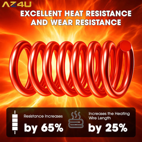 Durable Dryer Heating Element Assembly Replacement For Go To Dryers Models DV42H5200EP A3, red coil, heat resistance