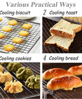 Air Fryer Basket Replacement 304 Stainless Steel Wire Rack For TOA60 TOA65 Series Convection Toaster Oven cooling baked goods