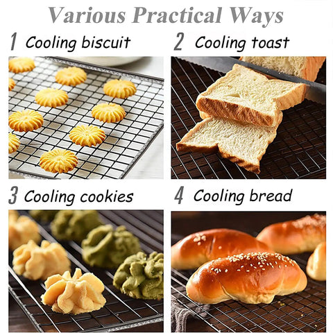 Replacement Air Fryer Basket For TOA95 And Other Models, 304 Stainless Steel Wire Rack cooling biscuits, toast, cookies, bread