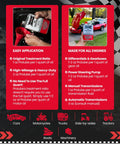 Instructions for using Engine Oil Treatment Additive That Cuts Noise, Reduces Wear And Vibration, And Boosts Horsepower And Fuel Economy
